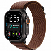 Apple Watch Ultra 4 GPS + Cellular 49mm Black Titanium Case with Burgundy Alpine Loop (L, 165–210 мм)