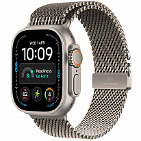 Apple Watch Ultra 4 GPS + Cellular 49mm Natural Titanium Case with Natural Milanese Loop (L, 180‑210 мм)